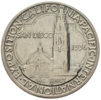 USA Half Dollar San Diego California-Pacific Exposition 1936