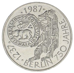 10 Mark 1987 750 Jahre Berlin. Münzhandel Wolfgang Graf