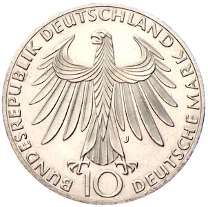 Olympiamünzen Deutschland 1972 10 Mark 