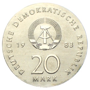 DDR - 20 Mark Martin Luther 1983