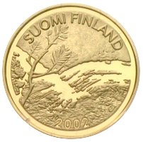 Finnland 100 Euro Goldmünze