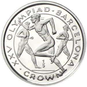 Olympiamünzen Barcelona Gibraltar