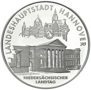 Hannover Silbermedaille Deutsche Post