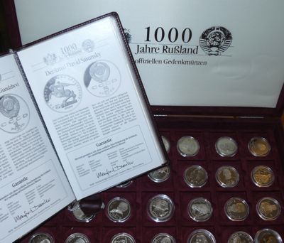 1000 Jahre Russland - Die offiziellen Gedenkmünzen