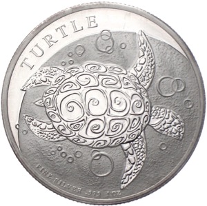 Niue Silberunze Turtle 2 Dollars 2016