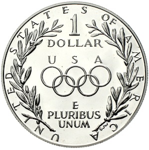 Olympiamünzen Olympische Ringe