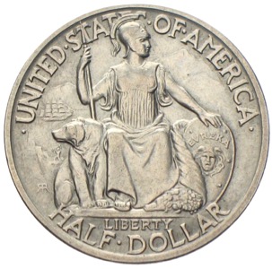 USA Half Silber-Dollar San Diego California-Pacific Exposition 1936 