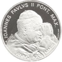 Vatikan 10 Euro Silber